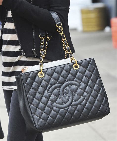 chanel black caviar shopper|Chanel Caviar Grand Shopping Tote .